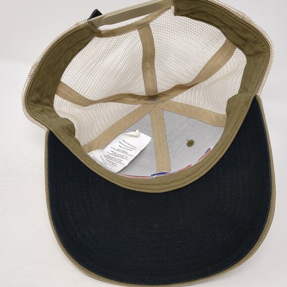 Patagonia Snapback Trucker Hat Brown One Size Adjustable Mesh Back Embroidered - Picture 7 of 9
